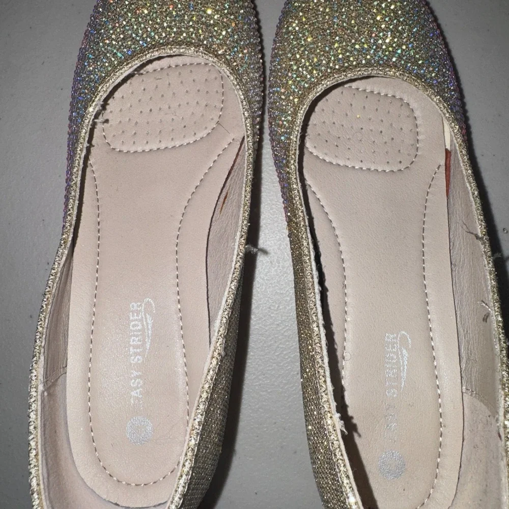 Easy Strider Girls 4 Heel Shoes Rhinestone Special Occasion Formal Party